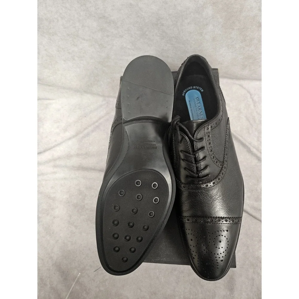 Kenneth Cole Awearness Mens Floyd Black Lace up Oxfords Size 13D New